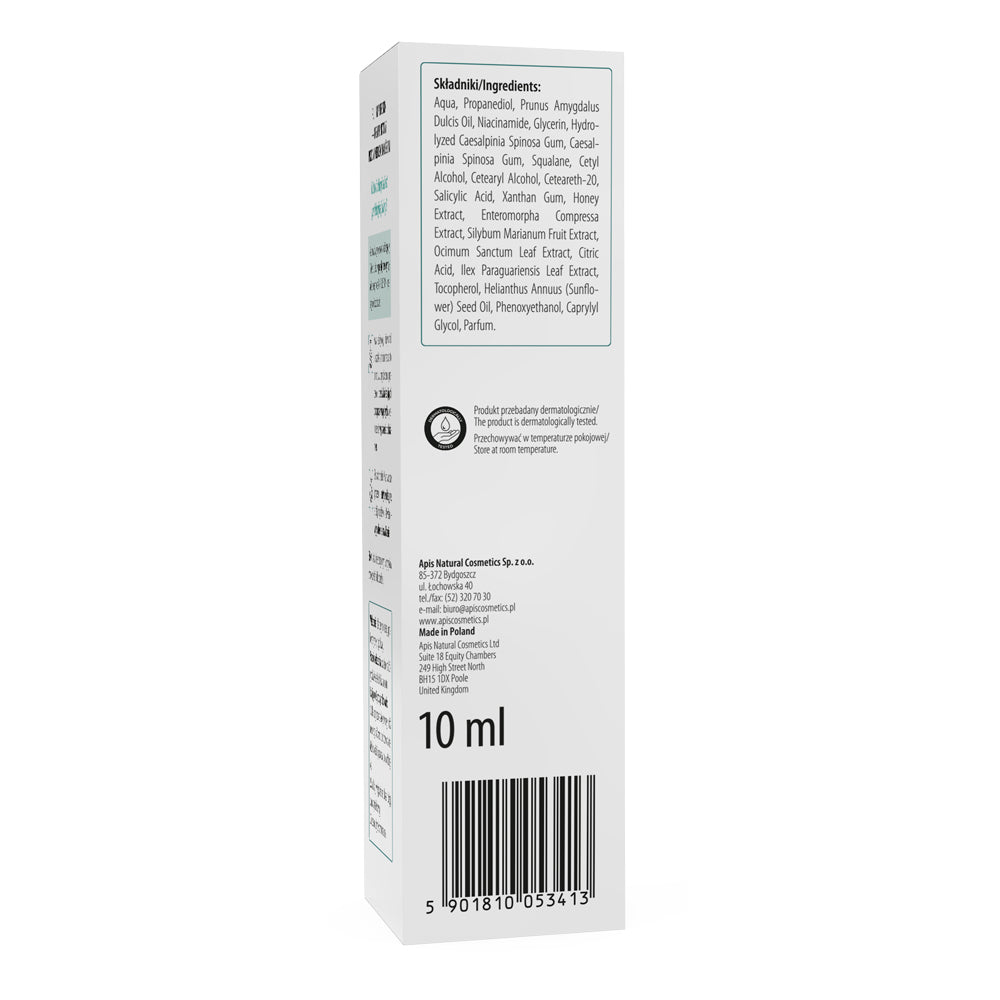 Back view of Apis My Pure Skin Anti-Imperfection Spot Cream 10ml
