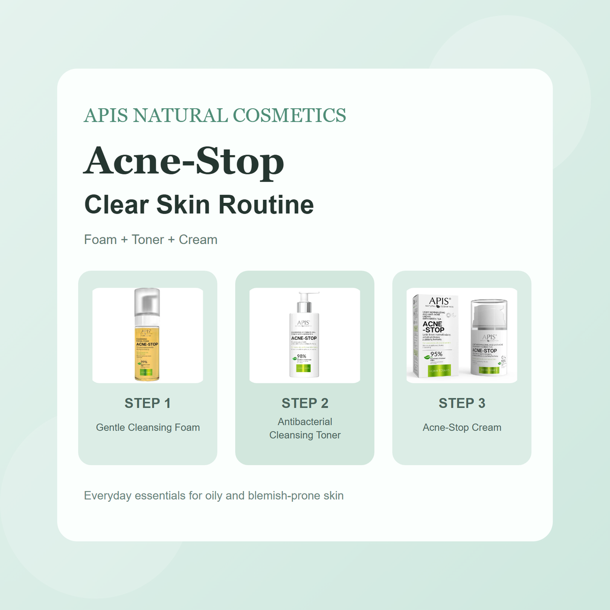 Apis Acne-Stop Clear Skin Routine bundle cover