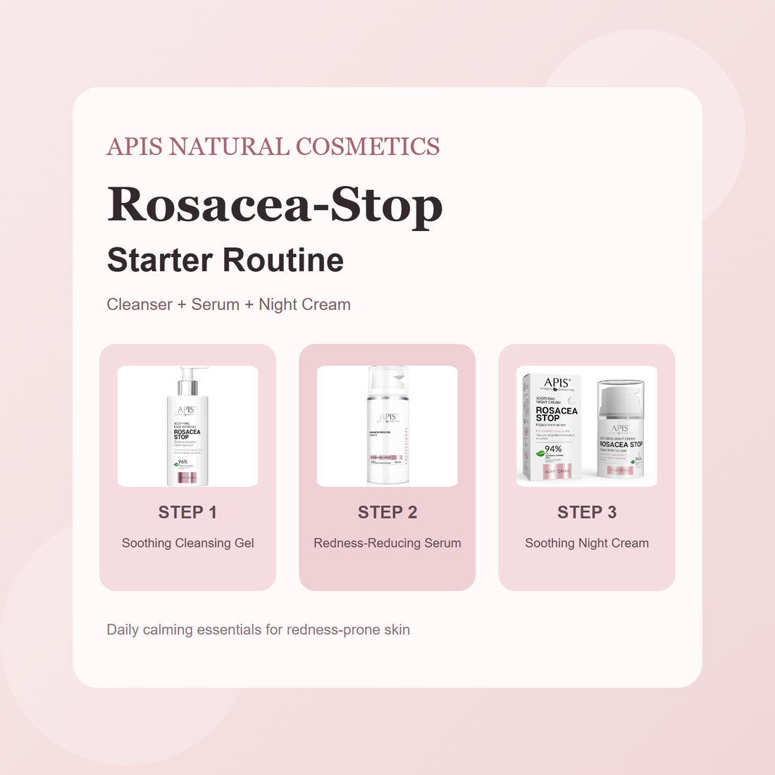 Apis Rosacea-Stop Starter Routine bundle cover