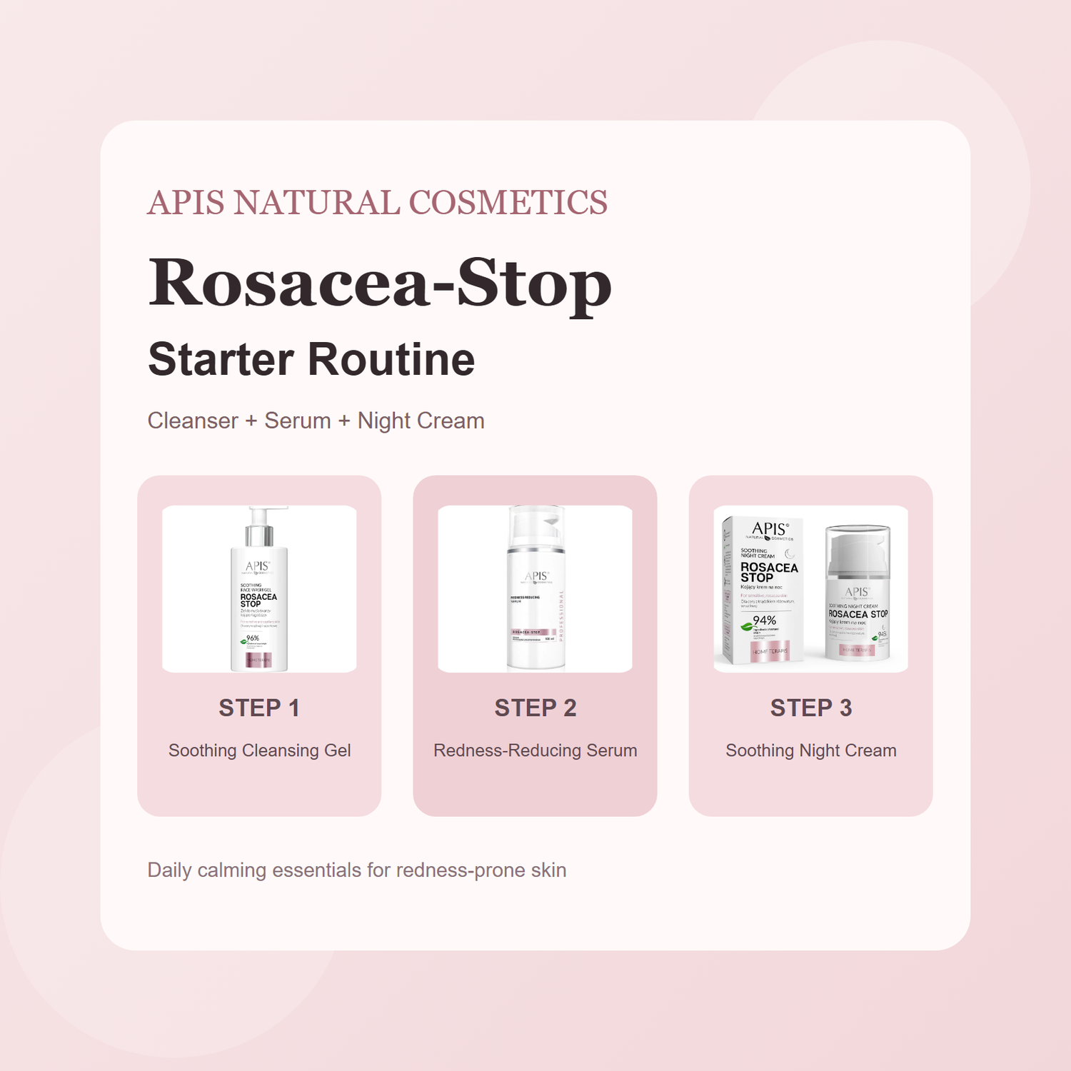 Apis Rosacea-Stop Starter Routine bundle cover