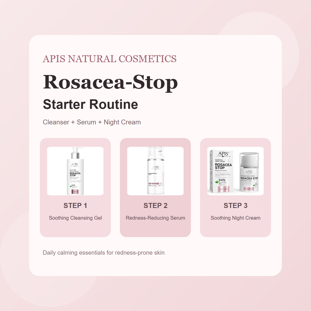 Apis Rosacea-Stop Starter Routine bundle cover